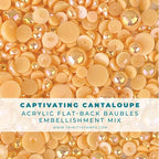 Simon Says Stamp! Trinity Stamps CAPTIVATING CANTALOUPE BAUBLES Embellishments Box tsb157