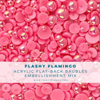 Simon Says Stamp! Trinity Stamps FLASHY FLAMINGO BAUBLES Embellishments Box tsb158