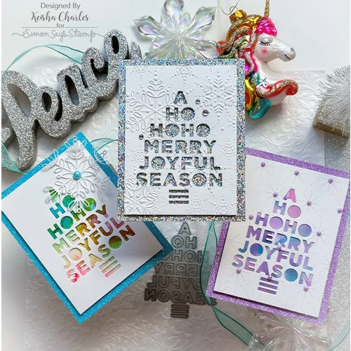 Simon Says Stamp! Trinity Stamps LUXURIOUS LILAC BAUBLES Embellishments Box tsb187 | color-code:ALT01