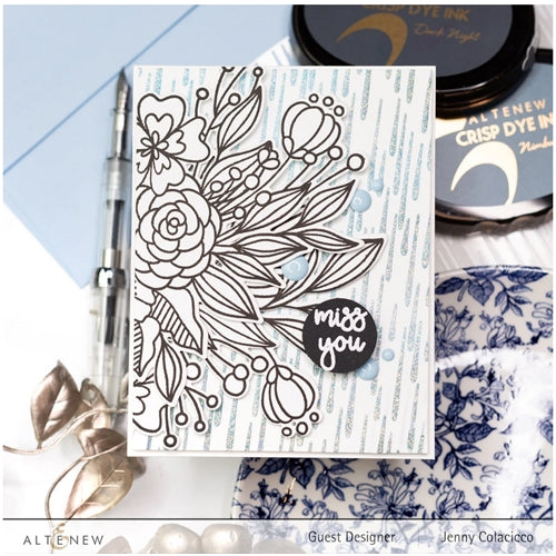 Simon Says Stamp! Altenew THUNDERSTORM Stencil ALT6139