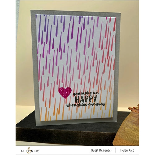 Simon Says Stamp! Altenew THUNDERSTORM Stencil ALT6139