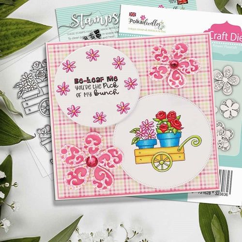 Simon Says Stamp! Polkadoodles GROW ON YOU Clear Stamps pd8141*