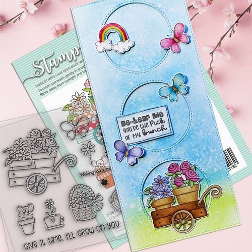Simon Says Stamp! Polkadoodles GROW ON YOU Clear Stamps pd8141*