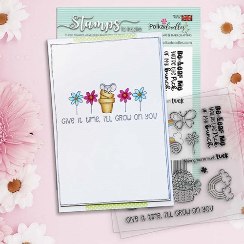 Simon Says Stamp! Polkadoodles GROW ON YOU Clear Stamps pd8141*