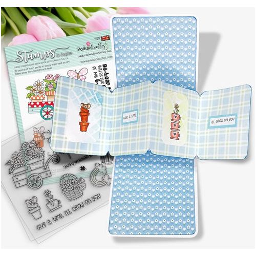 Simon Says Stamp! Polkadoodles GROW ON YOU Clear Stamps pd8141*