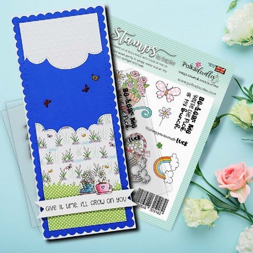 Simon Says Stamp! Polkadoodles GROW ON YOU Clear Stamps pd8141*