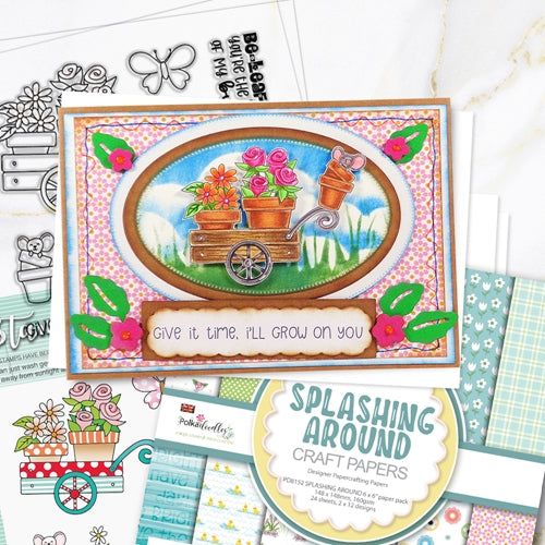 Simon Says Stamp! Polkadoodles GROW ON YOU Clear Stamps pd8141*
