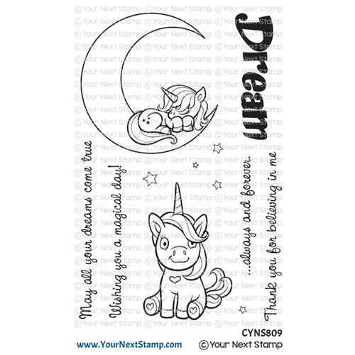 Simon Says Stamp! Your Next Stamp UNICORN DREAMS Clear cyns809