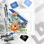 Simon Says Stamp! PinkFresh Studio STITCHED SCALLOP SQUARE Essentials Die Set pf057es | color-code:ALT04
