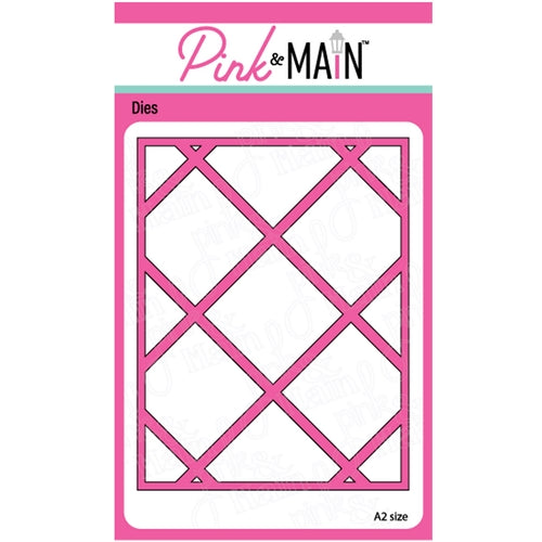 Simon Says Stamp! Pink and Main PLAID PANEL A Cover Die PNM343