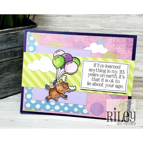Simon Says Stamp! Riley And Company Funny Bones IF I'VE LEARNED ANYTHING Cling Rubber Stamp RWD 914