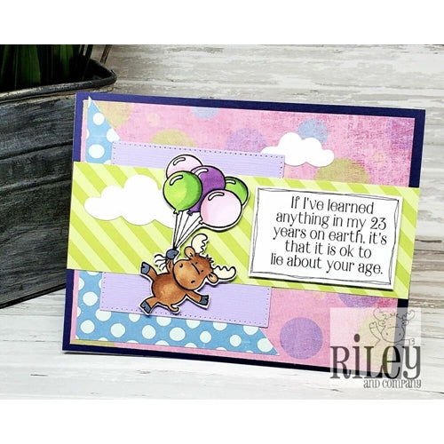 Simon Says Stamp! Riley And Company Funny Bones IF I'VE LEARNED ANYTHING Cling Rubber Stamp RWD 914