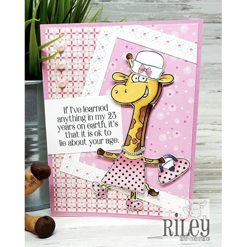 Simon Says Stamp! Riley And Company Funny Bones IF I'VE LEARNED ANYTHING Cling Rubber Stamp RWD 914