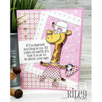 Simon Says Stamp! Riley And Company Funny Bones IF I'VE LEARNED ANYTHING Cling Rubber Stamp RWD 914