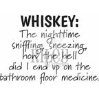 Simon Says Stamp! Riley And Company Funny Bones WHISKEY Cling Rubber Stamp RWD 915