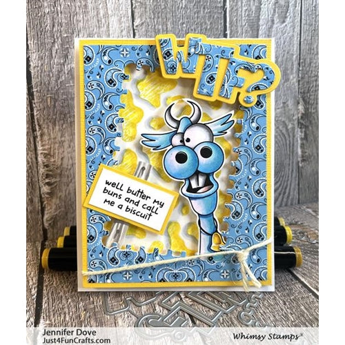 Simon Says Stamp! Whimsy Stamps HEE HAW Stamp and Die Combo CWSD375