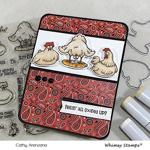 Simon Says Stamp! Whimsy Stamps BUTT NUGGETS Clear Stamps CWSD374