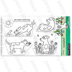 Simon Says Stamp! Penny Black Clear Stamps PUPTASTIC 30 830*