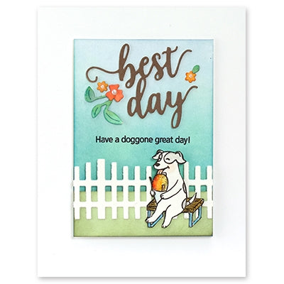 Simon Says Stamp! Penny Black Clear Stamps DOGGONE GREAT 30 834*
