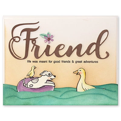 Simon Says Stamp! Penny Black Clear Stamps FRIENDS AND ADVENTURES 30 838*