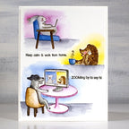 Simon Says Stamp! Penny Black Clear Stamps ZOOMING BY 30 839*