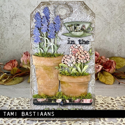 Simon Says Stamp! Tim Holtz Sizzix POTTED 2 Die Bigz 665438