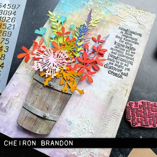 Simon Says Stamp! Tim Holtz Sizzix POTTED 2 Die Bigz 665438