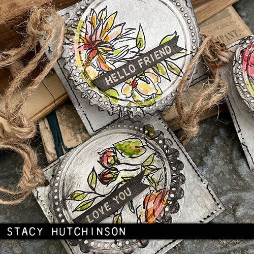 Simon Says Stamp! Tim Holtz Sizzix MINI ROSES 3D Texture Fades Embossing Folder 665632