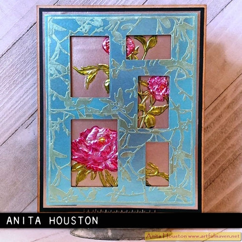 Simon Says Stamp! Tim Holtz Sizzix MINI ROSES 3D Texture Fades Embossing Folder 665632