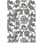Simon Says Stamp! Tim Holtz Sizzix MINI BOTANICAL 3D Texture Fades Embossing Folder 665631