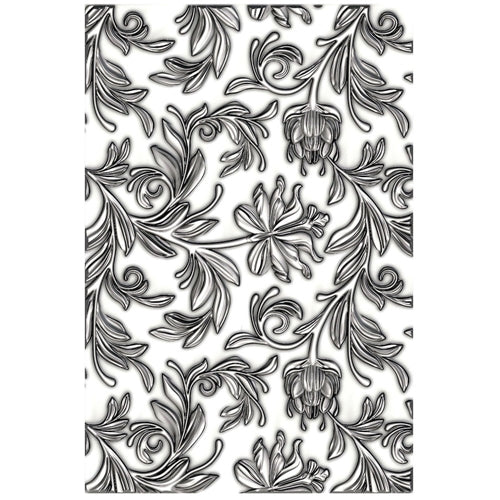 Simon Says Stamp! Tim Holtz Sizzix MINI BOTANICAL 3D Texture Fades Embossing Folder 665631