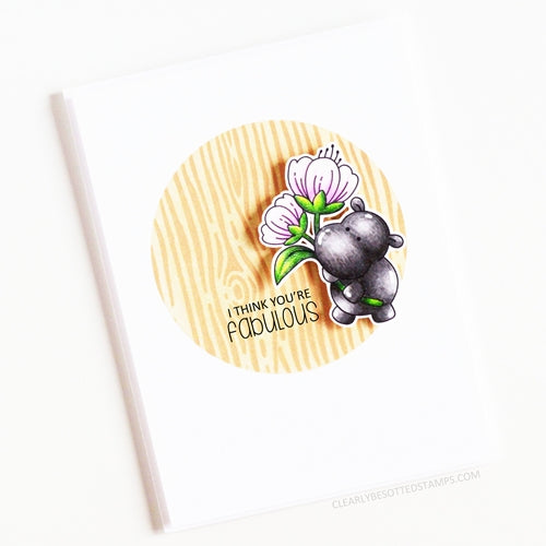 Simon Says Stamp! Clearly Besotted FLOWER FRIENDS Clear Stamps