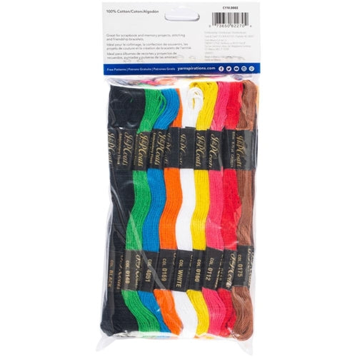 Simon Says Stamp! Coats and Clark RAINBOW 6 Strand Embroidery Floss Jumbo Pack c11jv0002