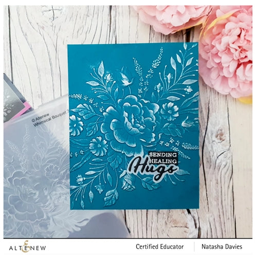 Simon Says Stamp! Altenew WHIMSICAL BOUQUET 3D Embossing Folder ALT6210