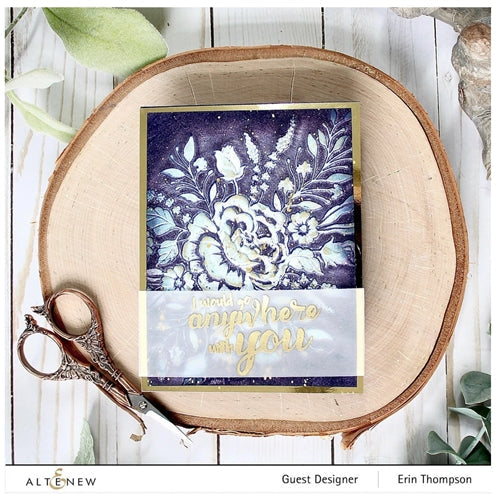 Simon Says Stamp! Altenew WHIMSICAL BOUQUET 3D Embossing Folder ALT6210