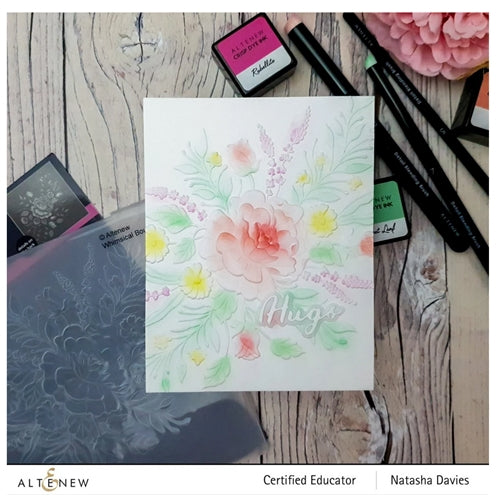 Simon Says Stamp! Altenew WHIMSICAL BOUQUET 3D Embossing Folder ALT6210
