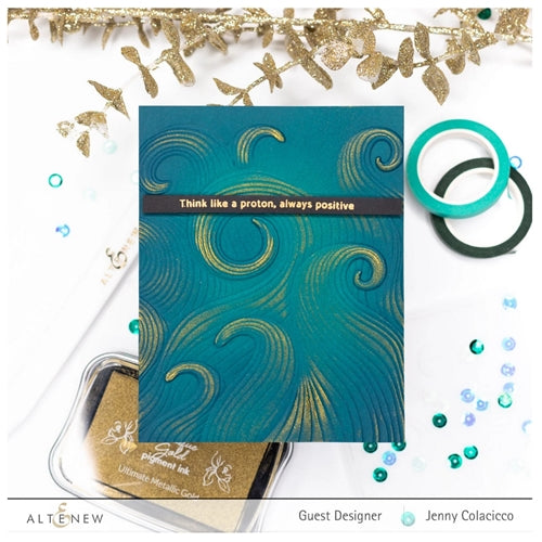 Simon Says Stamp! Altenew MIGHTY WAVES 3D Embossing Folder ALT6208