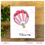 Simon Says Stamp! Altenew CLOUDY ALL DAY 3D Embossing Folder ALT6207