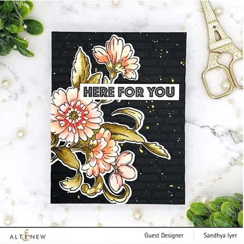 Simon Says Stamp! Altenew BRICK WALL 3D Embossing Folder ALT6206