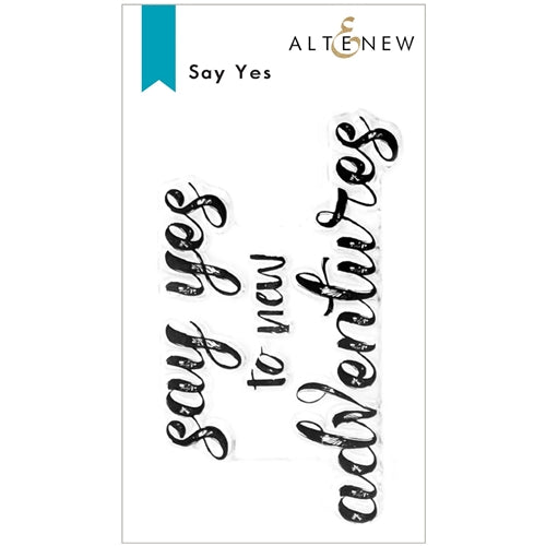 Simon Says Stamp! Altenew SAY YES Clear Stamps ALT6179*
