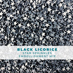 Simon Says Stamp! Trinity Stamps BLACK LICORICE STAR SPRINKLE Embellishment Box 092954