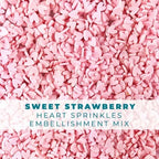 Simon Says Stamp! Trinity Stamps SWEET STRAWBERRY HEART SPRINKLE Embellishment Box 168701