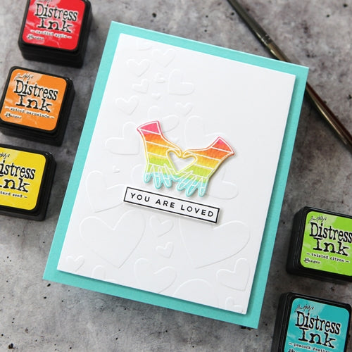 Simon Says Stamp! CZ Design Wafer Dies YOU ARE LOVED czd137c Rainbows | color-code:ALT6