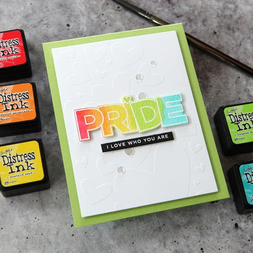 Simon Says Stamp! CZ Design Stamps and Dies YOU ARE LOVED set415yal Rainbows | color-code:ALT0