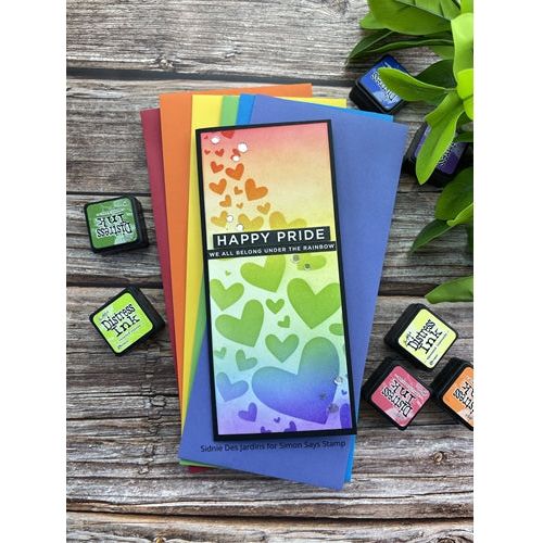 Simon Says Stamp! Simon Says Stamp Envelopes SLIMLINE RAINBOW PACK Open End sss90