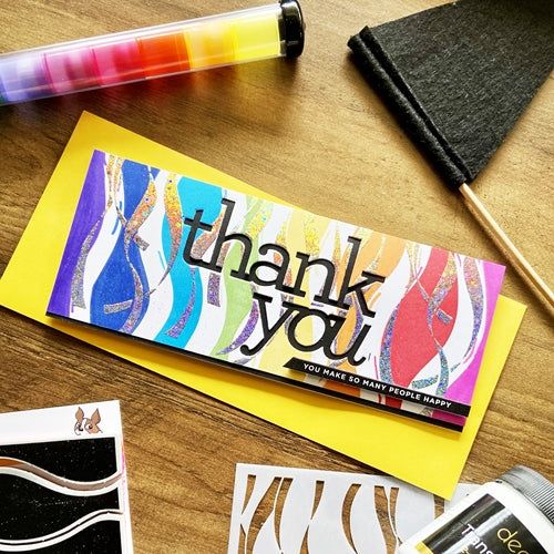 Simon Says Stamp! Simon Says Stamp Envelopes SLIMLINE RAINBOW PACK Open End sss90