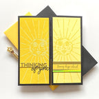 Simon Says Stamp! Simon Says Stamp Stencil SLIMLINE SUNBURST ssst221533