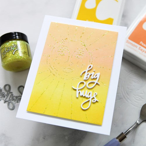 Simon Says Stamp! Simon Says Stamp Stencil SLIMLINE SUNBURST ssst221533 | color-code:ALT04