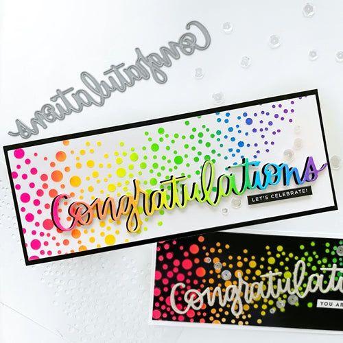 Simon Says Stamp! Simon Says Stamp Stencil FADING TINY DOTS ssst121539