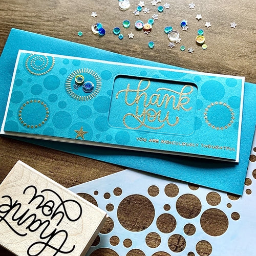 Simon Says Stamp! Simon Says Stamp Stencil FADING CIRCLES ssst121540